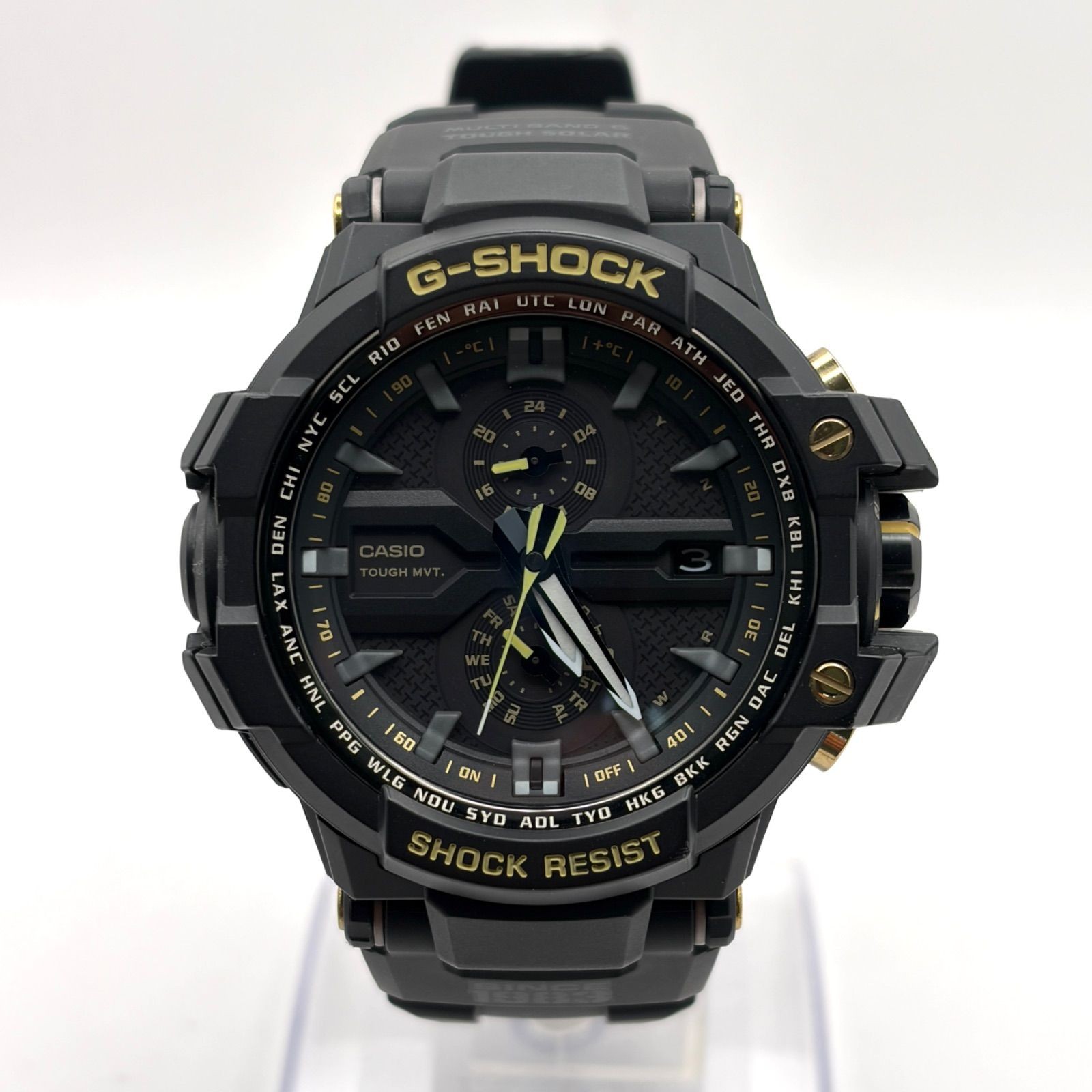 (T890) Rare fully operational CASIO Radio Solar G SHOCK Limited Model 30th Anniv