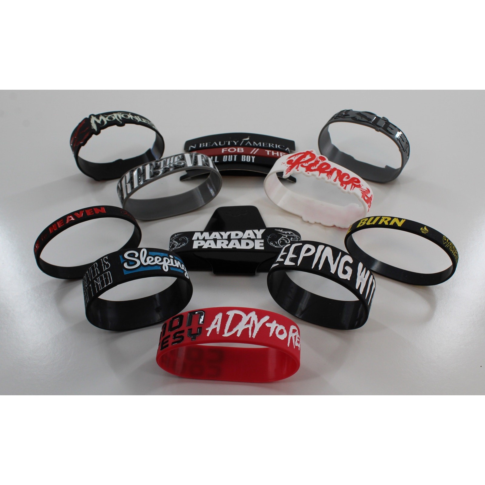 13 Wristbands Pierce the Veil Sleeping with Sirens Motionless in White,etc #BB13