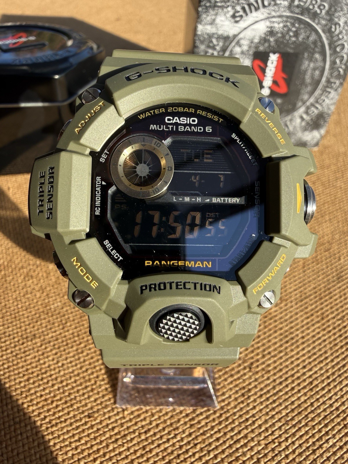 Casio G-Shock GW-9400-3 Rangeman Green