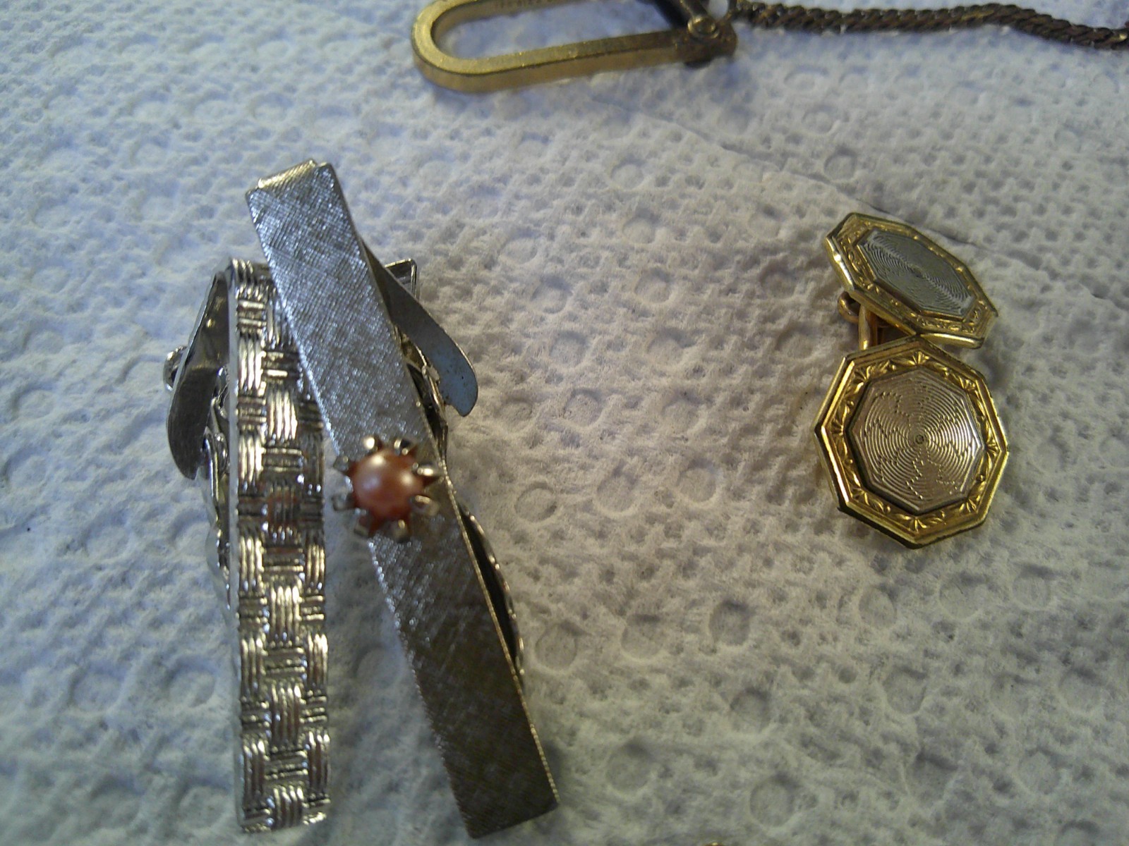 Vintage Men’s Jewelry Lot Tie Clips, Tacks, Buttons & Other Items