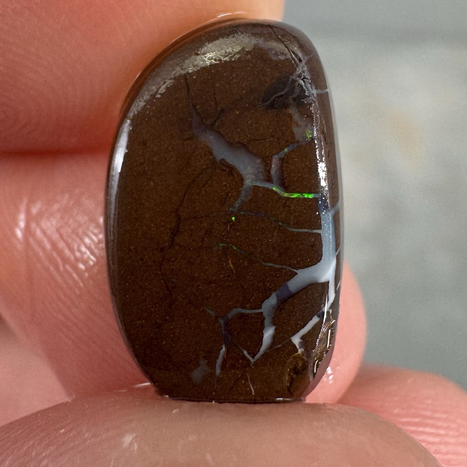 153ct Australian Boulder Opal Rub Parcel 20 Pieces Crystal Pattern Mixed Colors