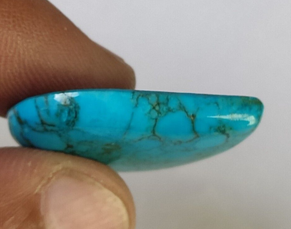 Arizona Mine Natural Sky Blue Turquoise Pear 32.95 Ct. Loose Gemstone for Gifts