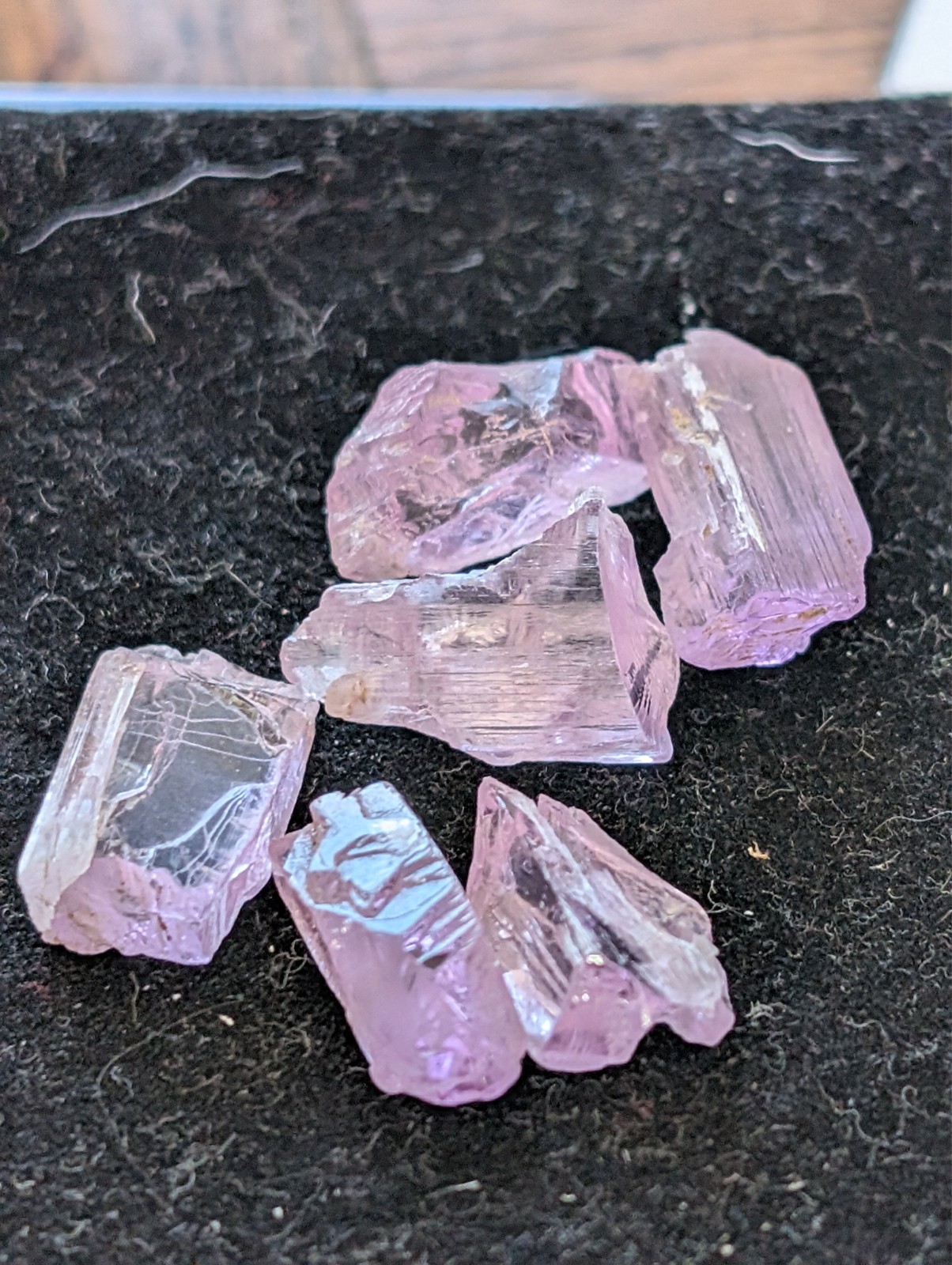 USA Seller 29.14 IF flawless top color pink Natural Kunzite facet rough gemstone