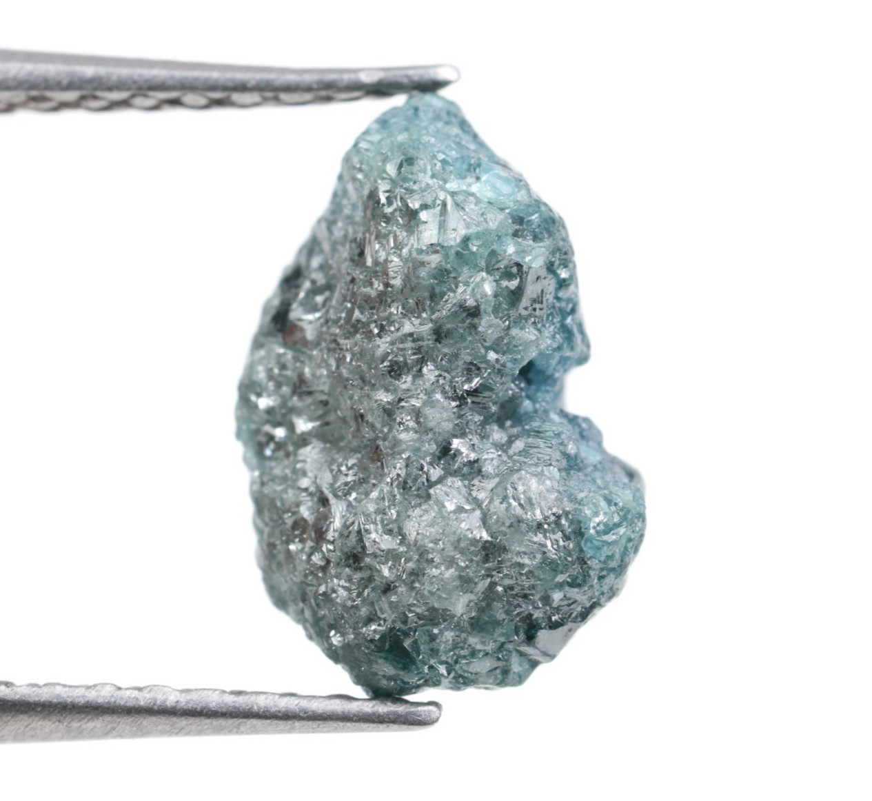 2.15Ct Natural Rough Blue Diamond l Earth Mined Loose Stone For Use Fine Jewelry