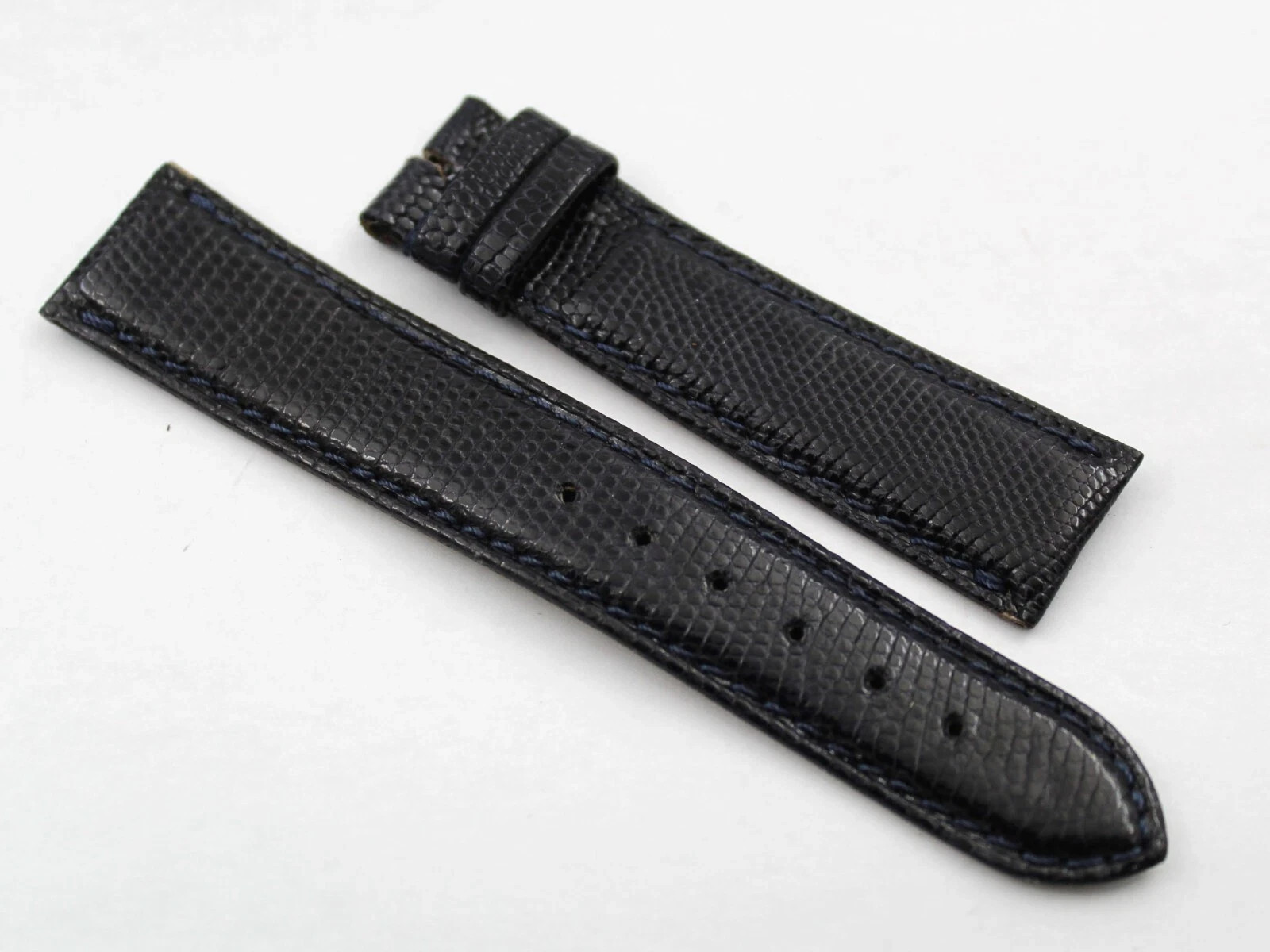 Genuine Blue Lizard Pin Buckle Straps High Quality Various Sizes New