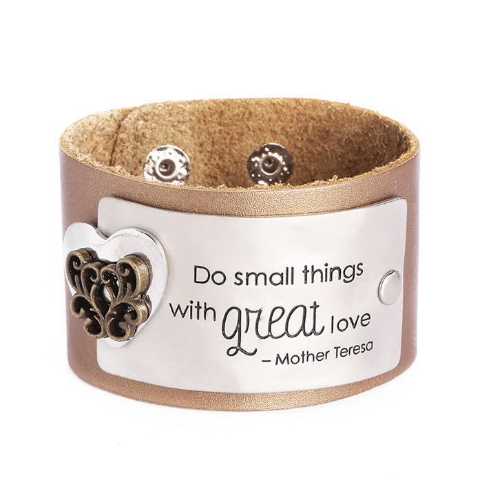 Alexa’s Angels Bracelet: Do Small Things With Great Love – Mother Teresa #21458