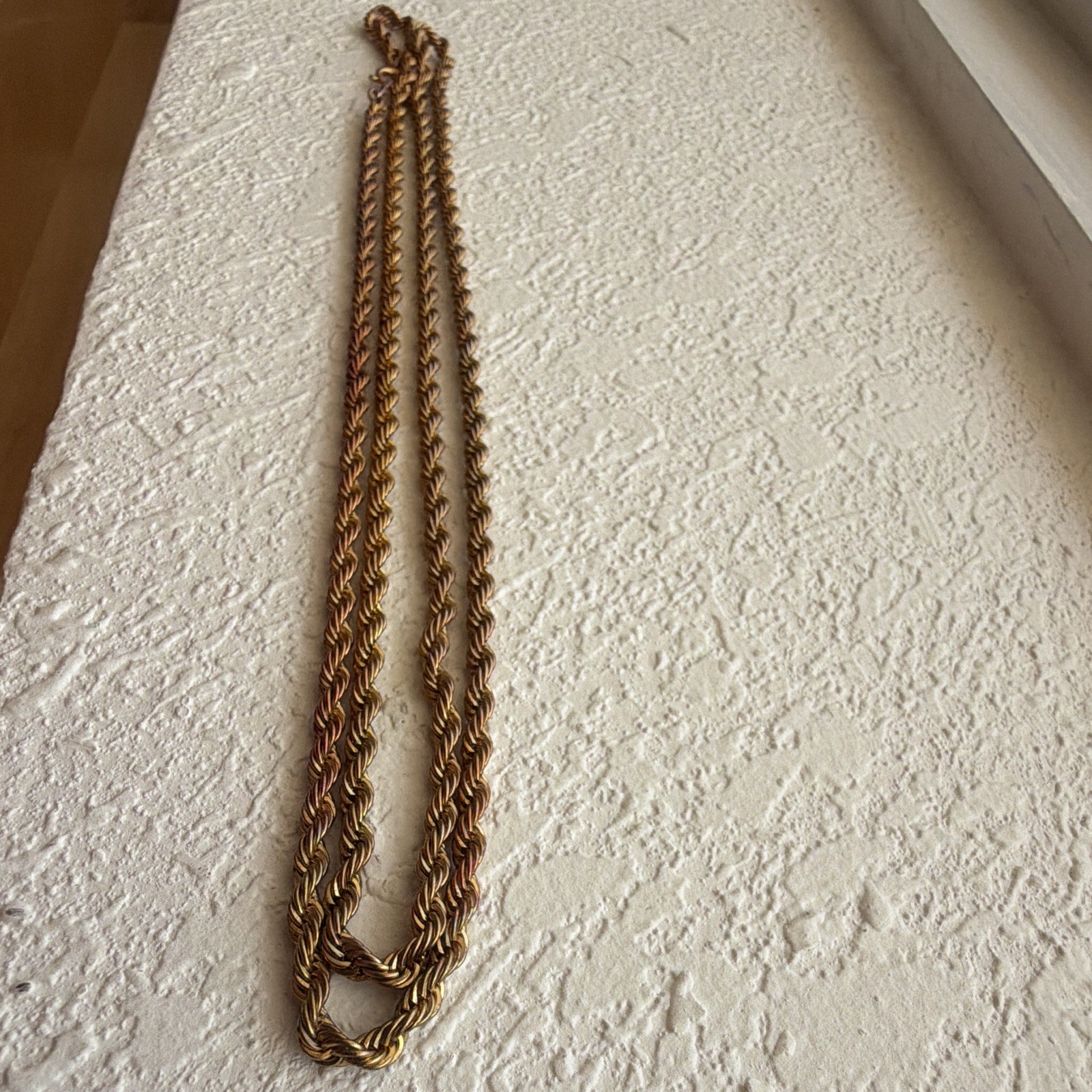 Gold Tone Chain Necklace Style Metal No Main Stone No Secondary Stone
