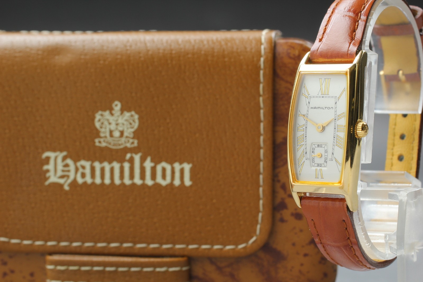 [Near MINT w/Box] Hamilton 6256 Roman Registered Edition Quartz Womens Watch