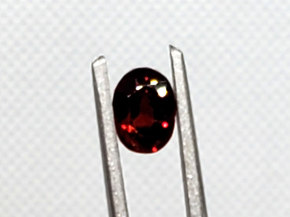 Loose Natural Unheated Burma Red Spinel 1.06 Ct Oval GIA Cert