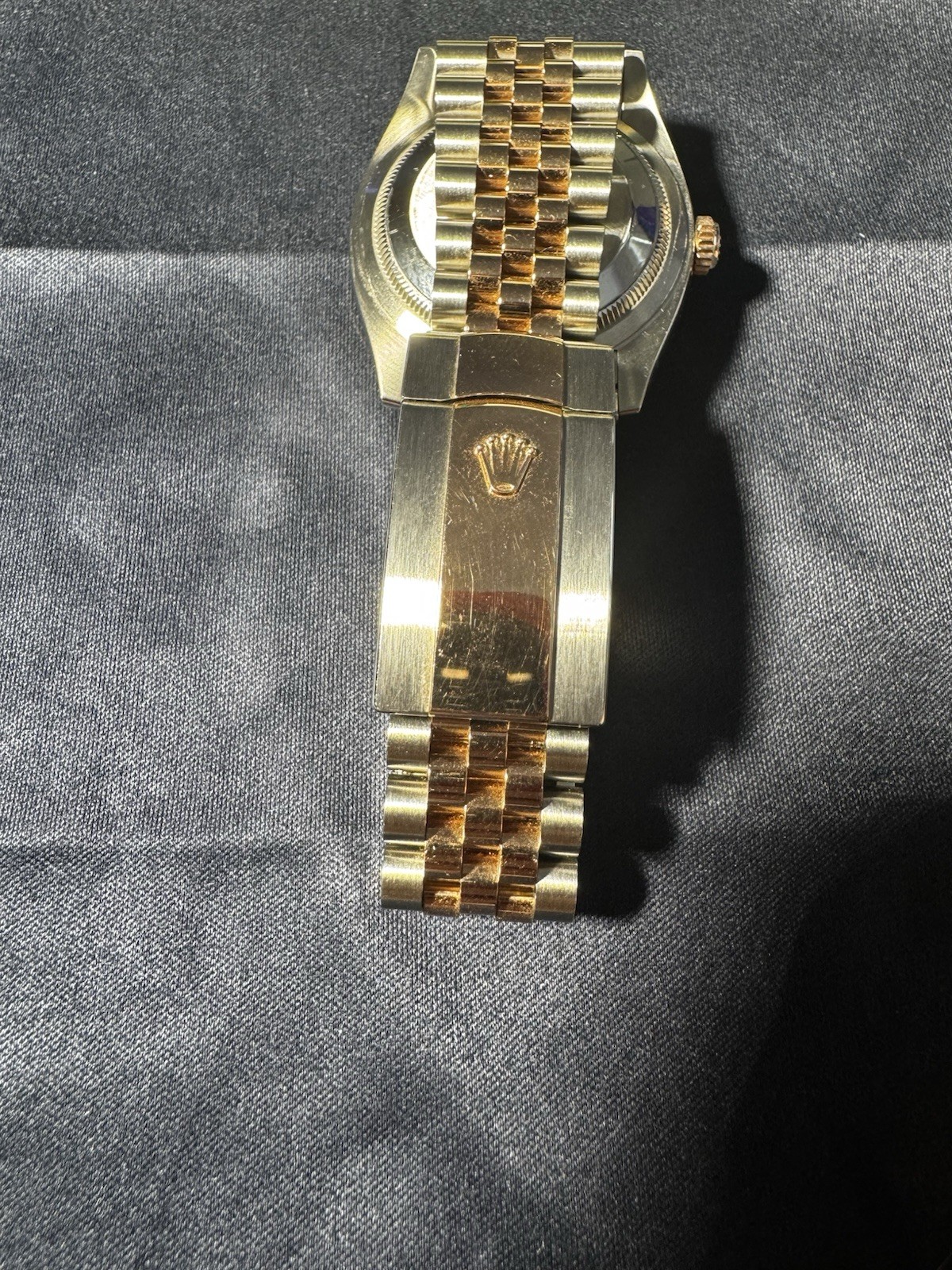 Rolex Datejust 36mm Slate Roman Dial Two-Tone Rose Gold Jubilee Watch 126233