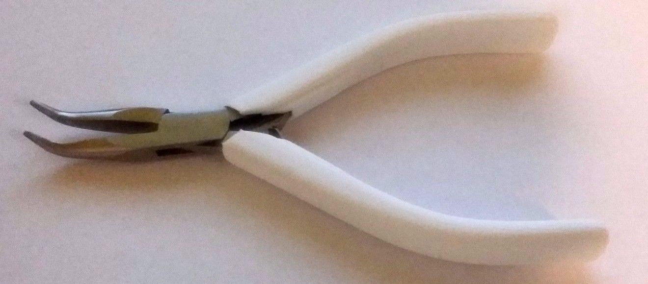 Chain Nose Plier Curved Tip 5″ – Made in Sweden