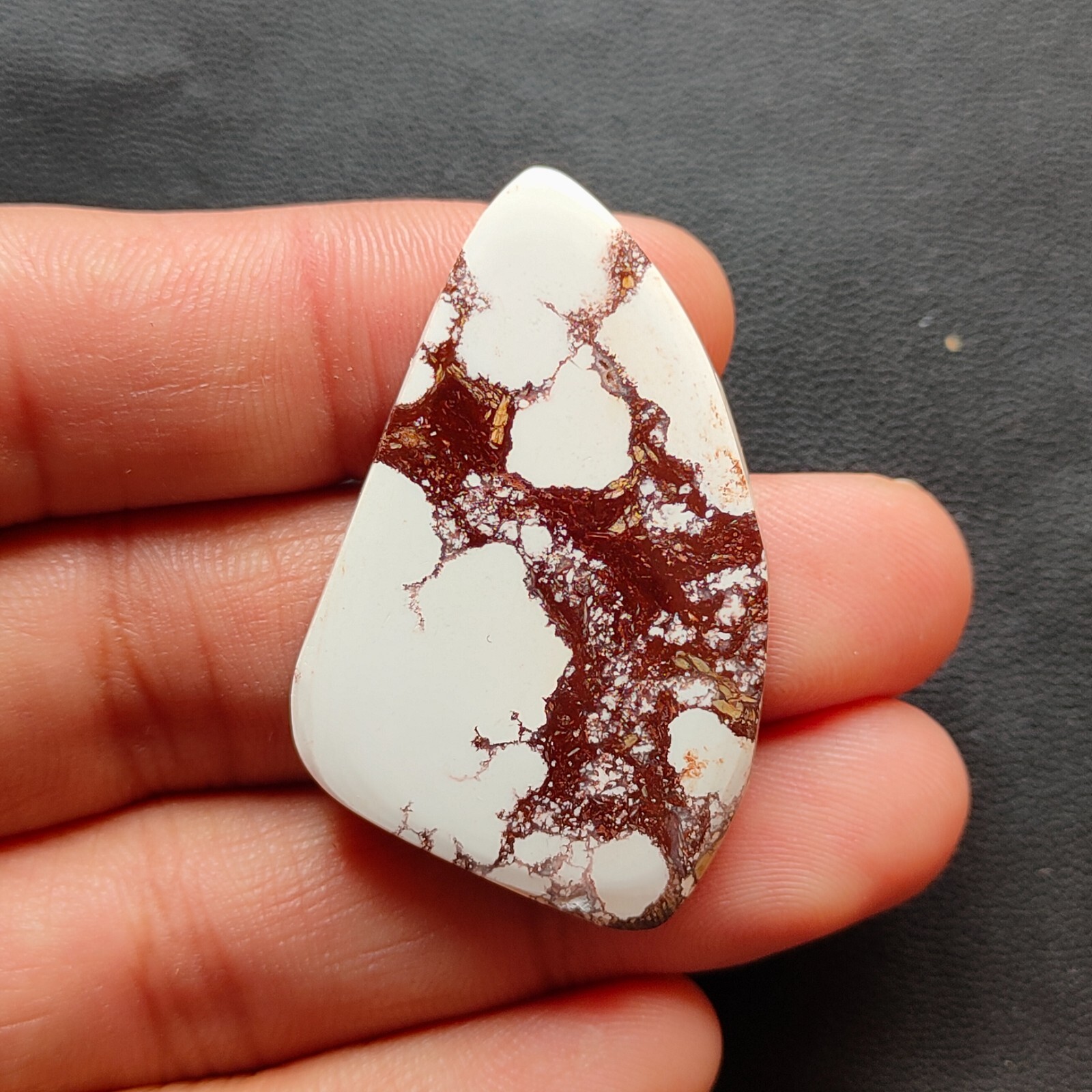 Natural Wild Horse Jasper Fancy Cabochon Wholesale Gemstone 39x27x5 mm 50 CT