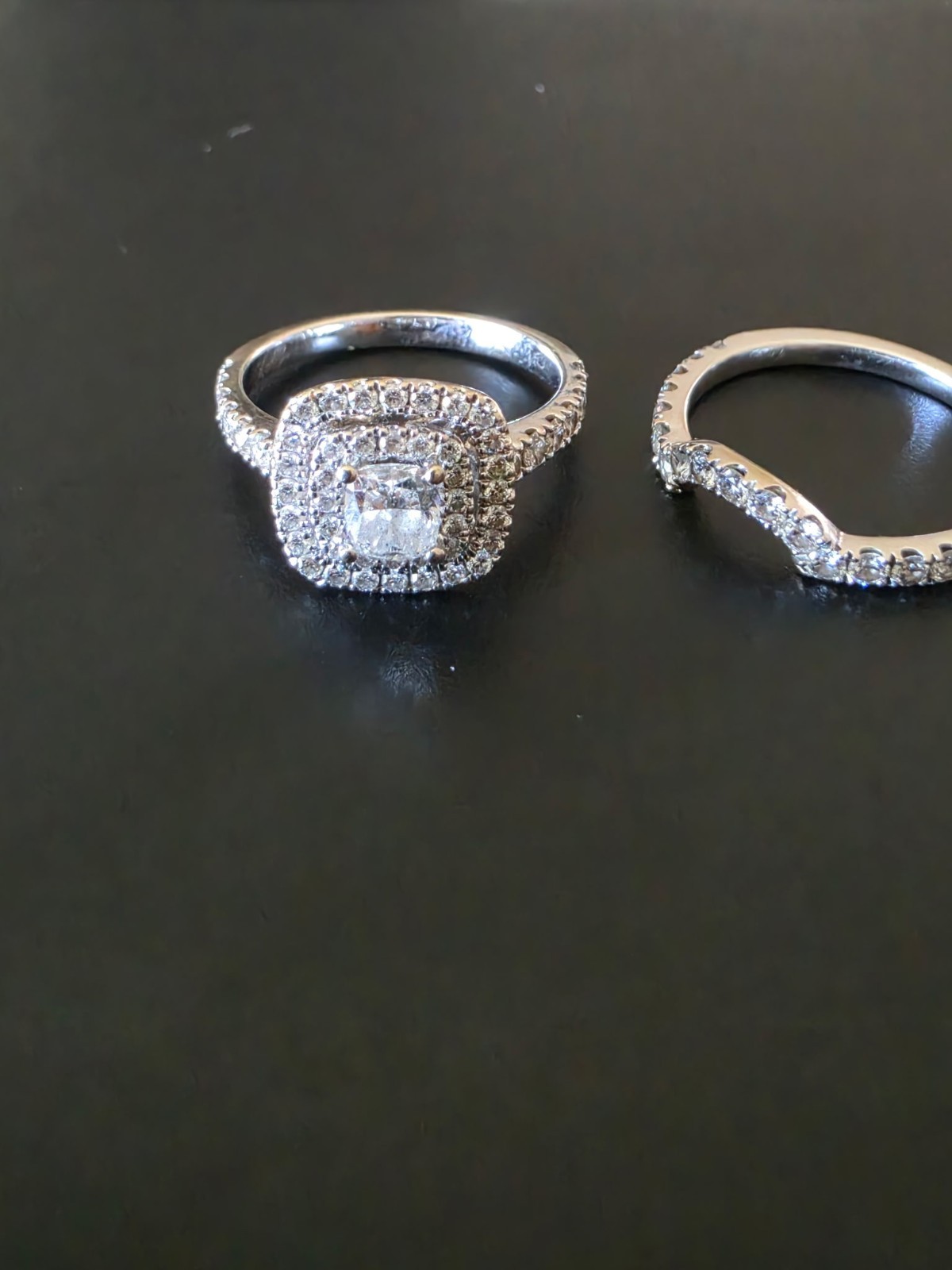 14k White Gold Diamond Ring, Neil Lane