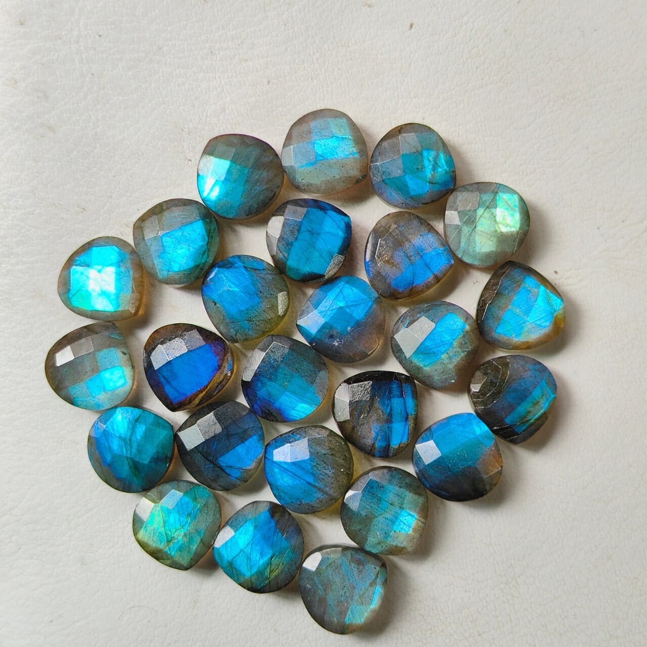 Natural Labradorite Briolette Cut Pear Cabochon Loose Gemstone Wholesale Lot