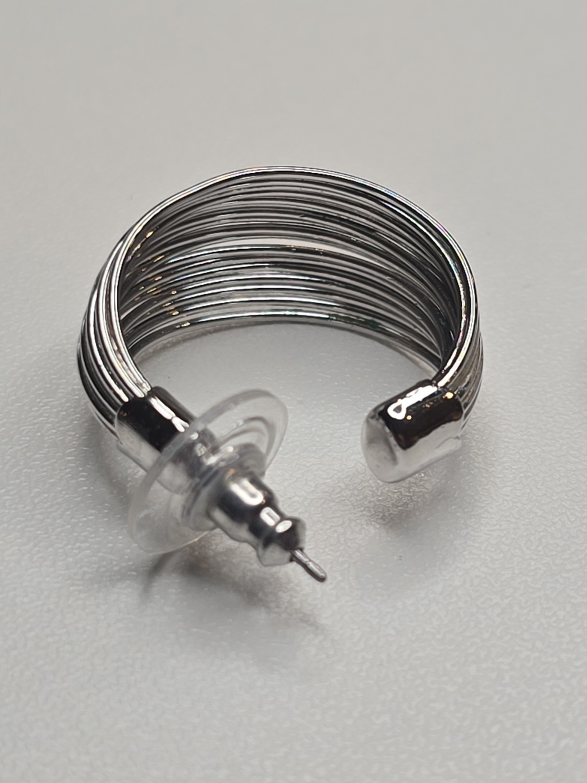 Luv AJ Canyon Hoop Earrings, Stacked Wire Design Women’s Fashion Jewelery