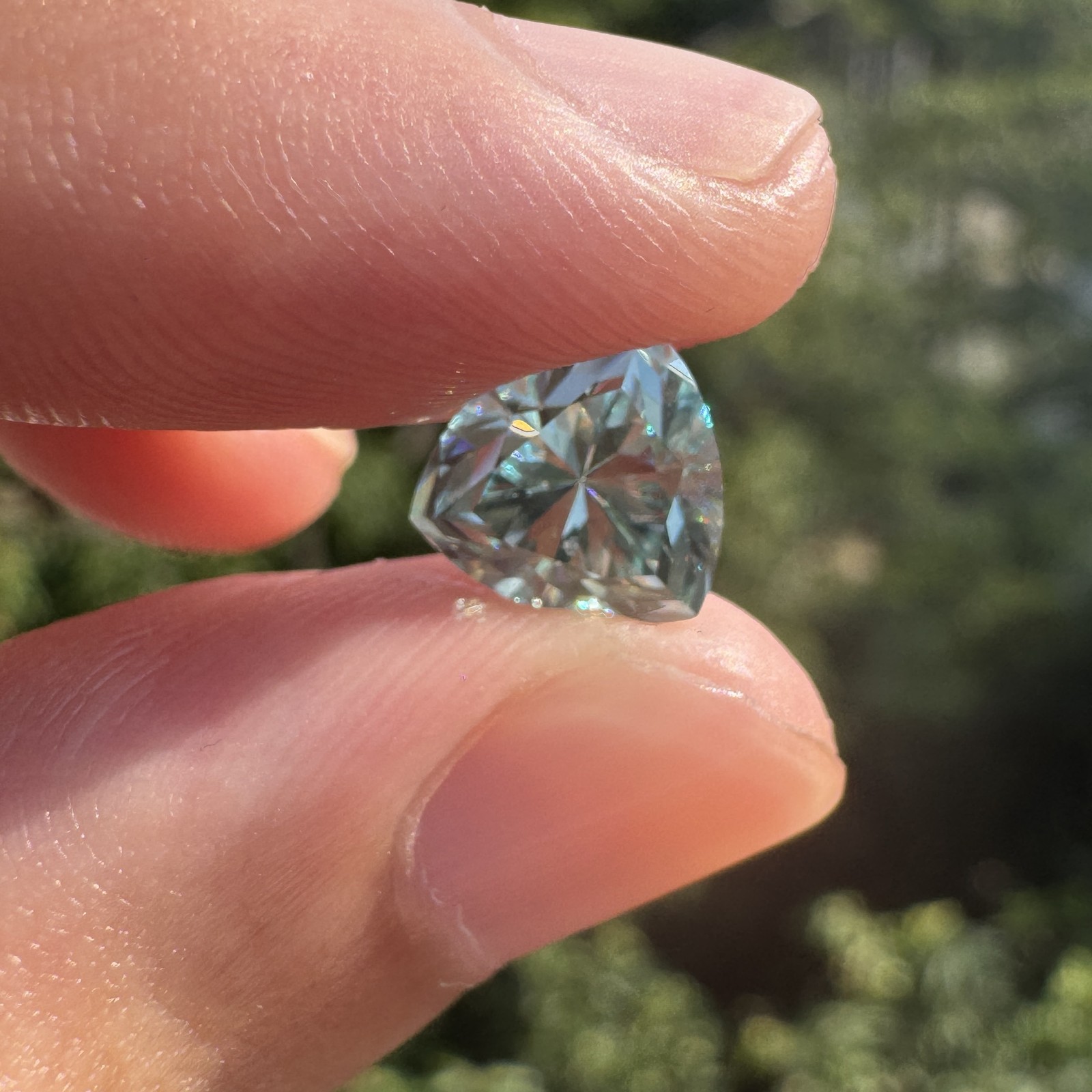 0.5-10ct Trillion Cut Multiple Color Option Moissanite Loose D Color VVS1 GRA