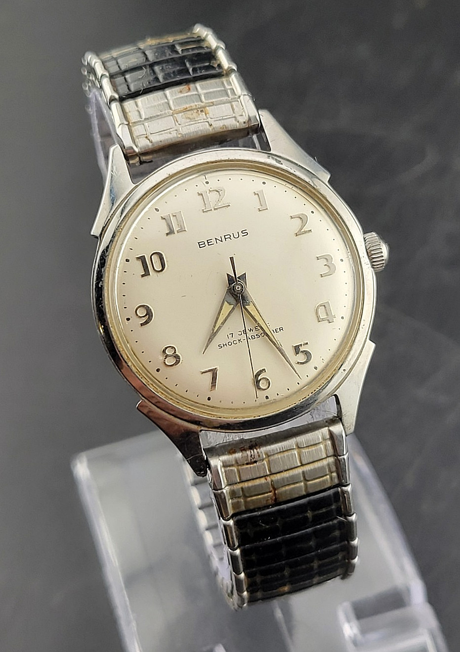 w/Running Video: Vintage 1960’s Benrus Series 3051 17 Jewel Manual Watch