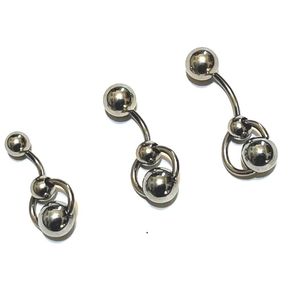 ALL LENGTH AVAILABLE; 2X8mm Surgical Steel Heavy Ball VCH Door Knocker Barbell.
