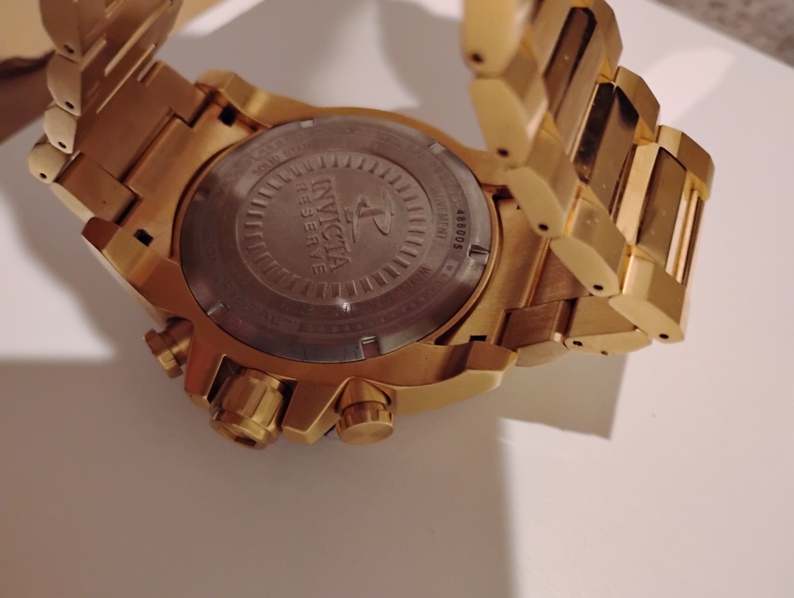 INVICTA Reserve Octane Flame Fusion Crystal Swiss Quartz Watch 0340