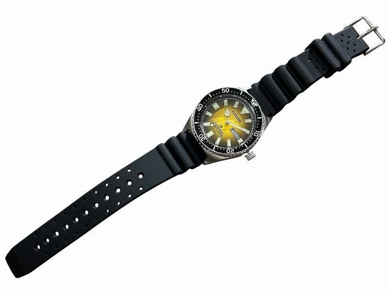 Regular 56 800 New CITIZEN NY0120 01X Promaster Marine Diver Yellow Dial Mechani