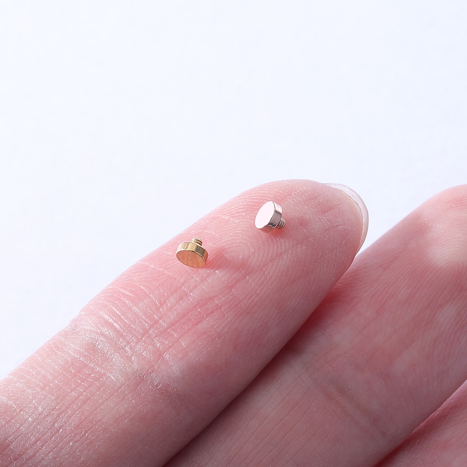 16G Micro Dermal Piercing CZ Dermal Anchor Stainless Steel Skin Diver Piercing