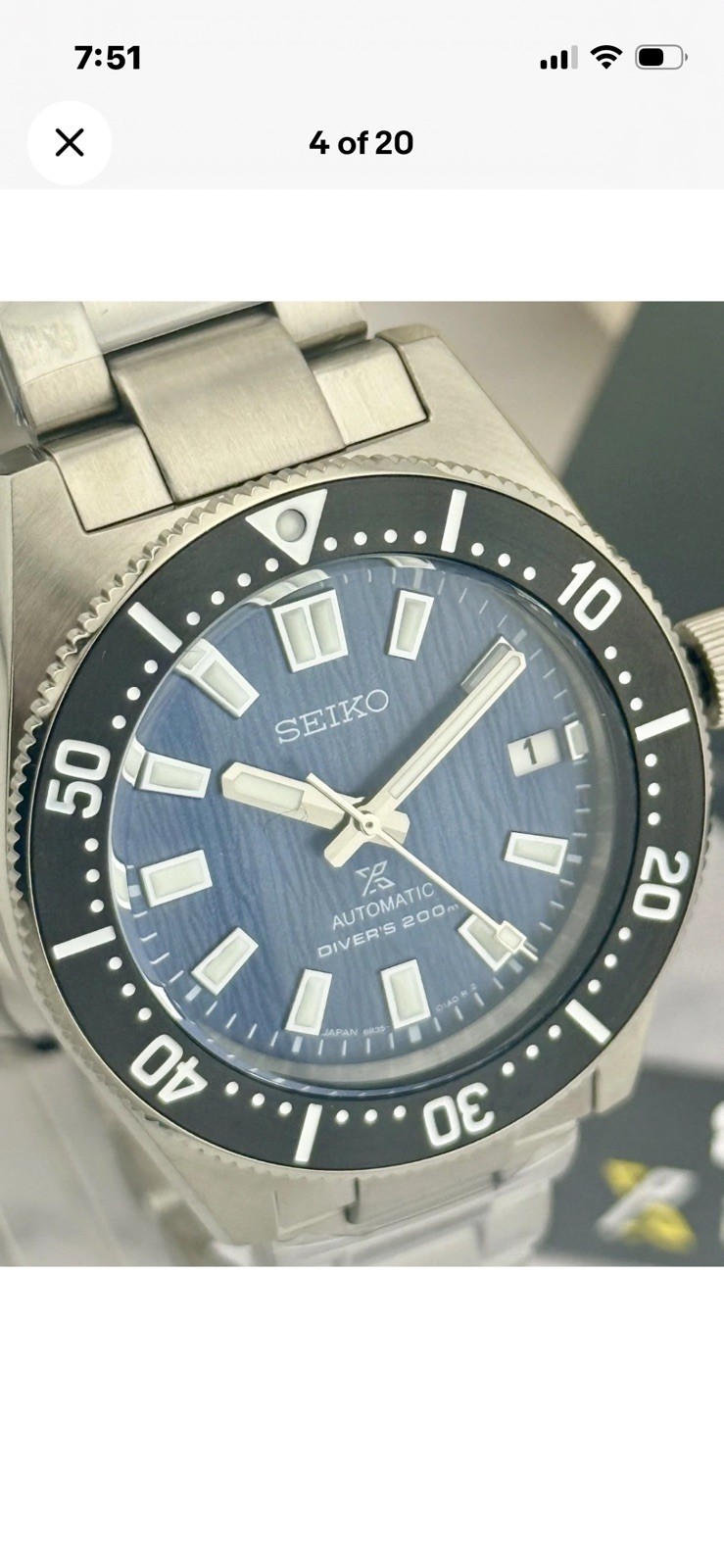 Seiko Prospex Automatic Diver Special Edition Save The Ocean SPB 297J1