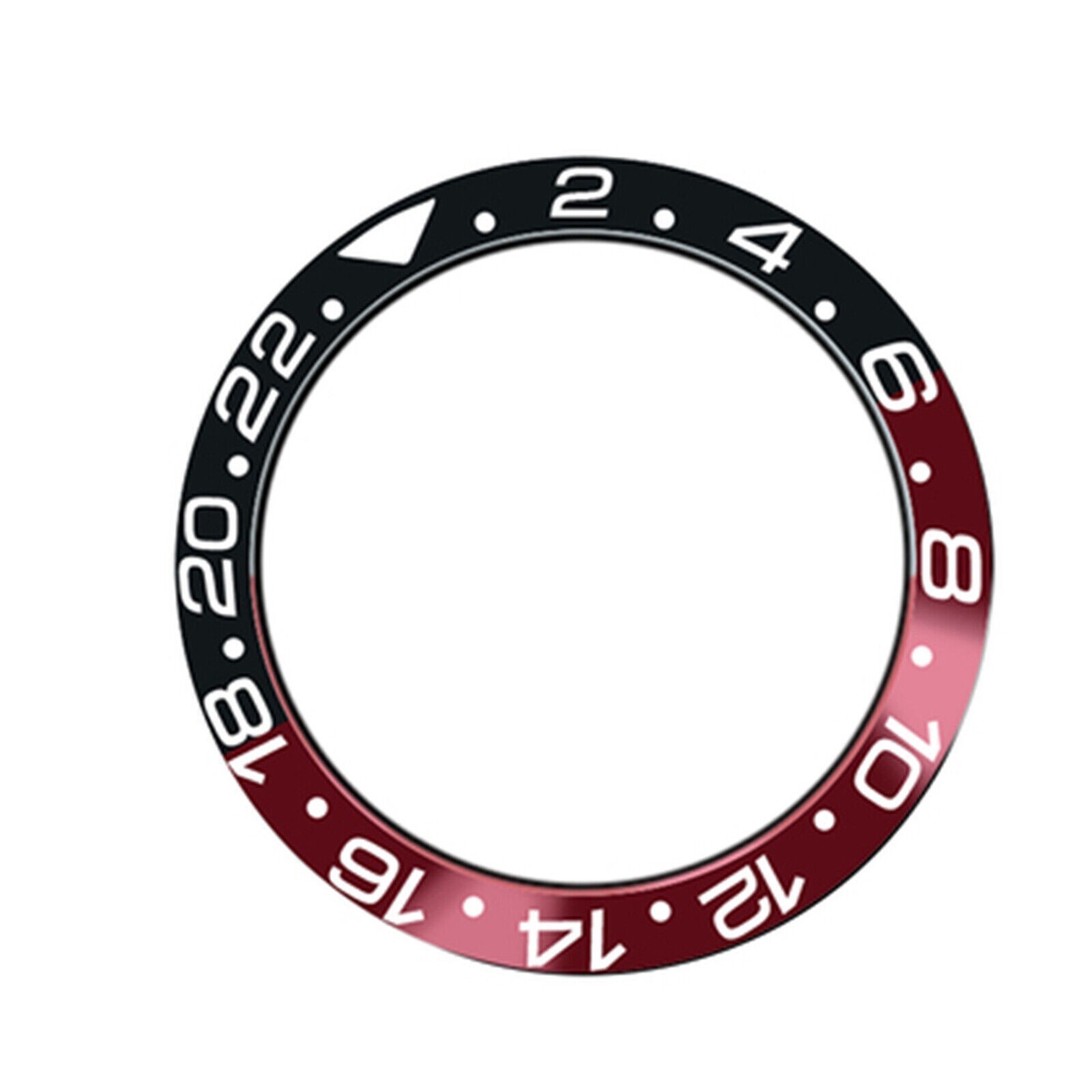 Ceramic/Aluminum Bezel Insert Watch Ring Accessories for 40mm GMT Watch Case