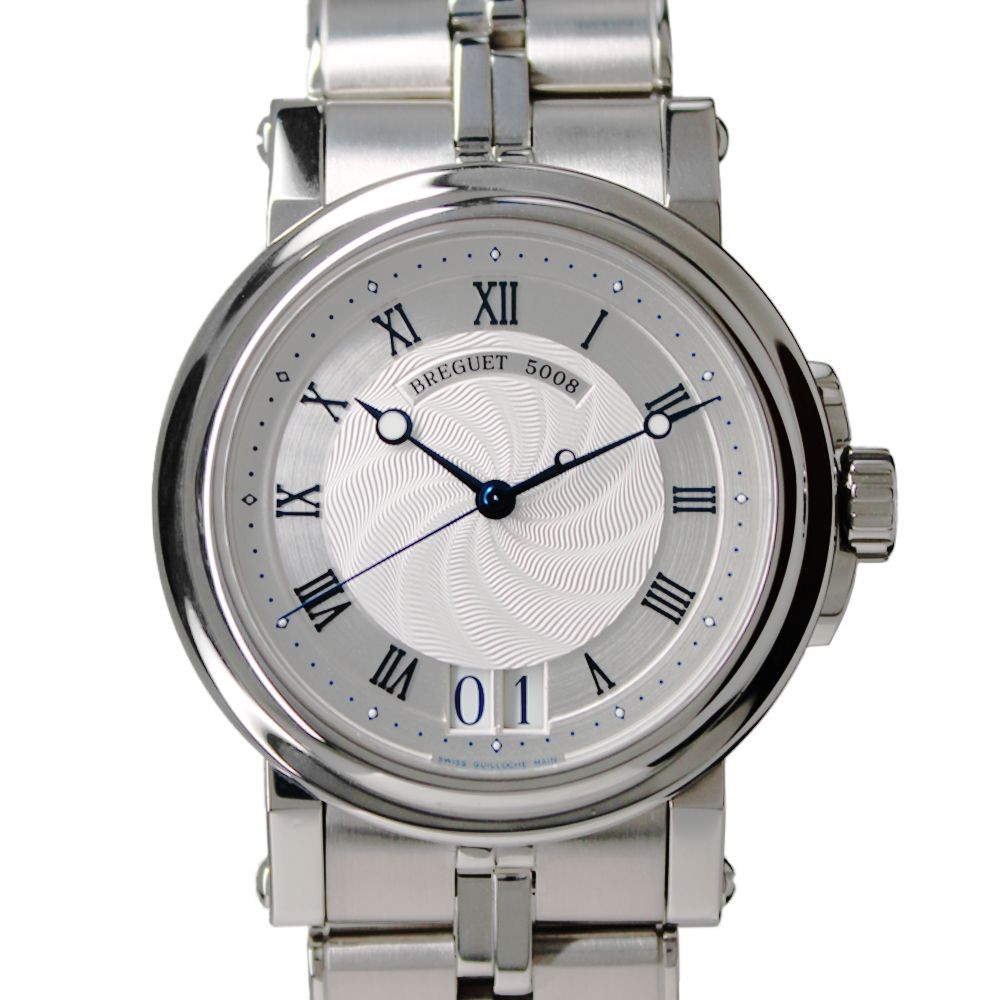 Breguet Marine (Breguet) II Large Date 5817ST12SVO Silver 5817ST12SVC Mens Used