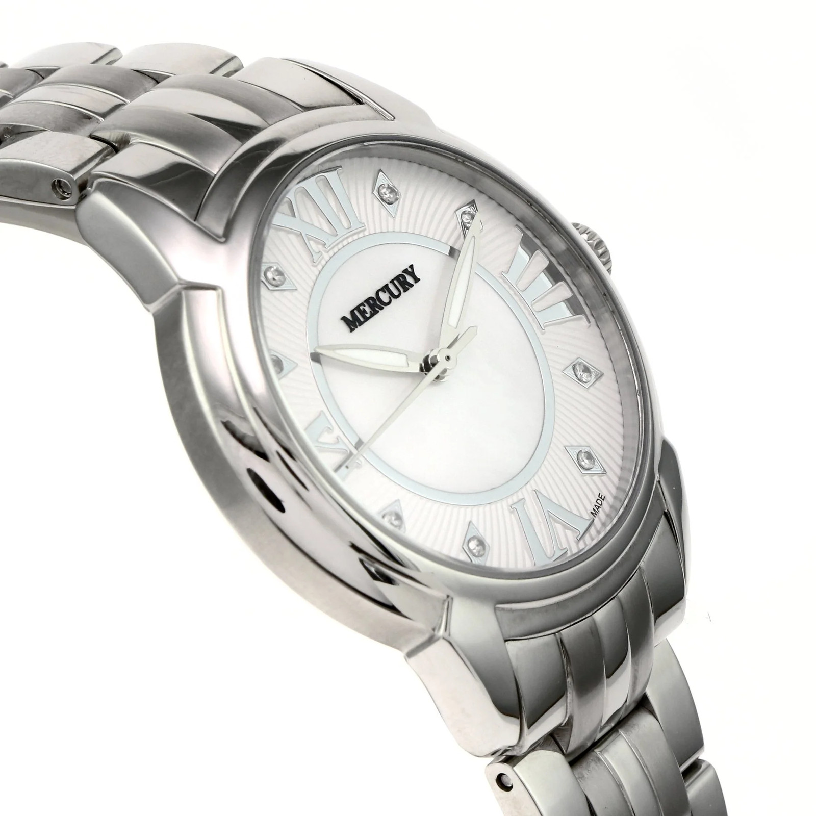 MERCURY – Swiss Watch – ME360-SS-7 Quartz 36 mm. ME360 50m (5 ATM, 169 ft)