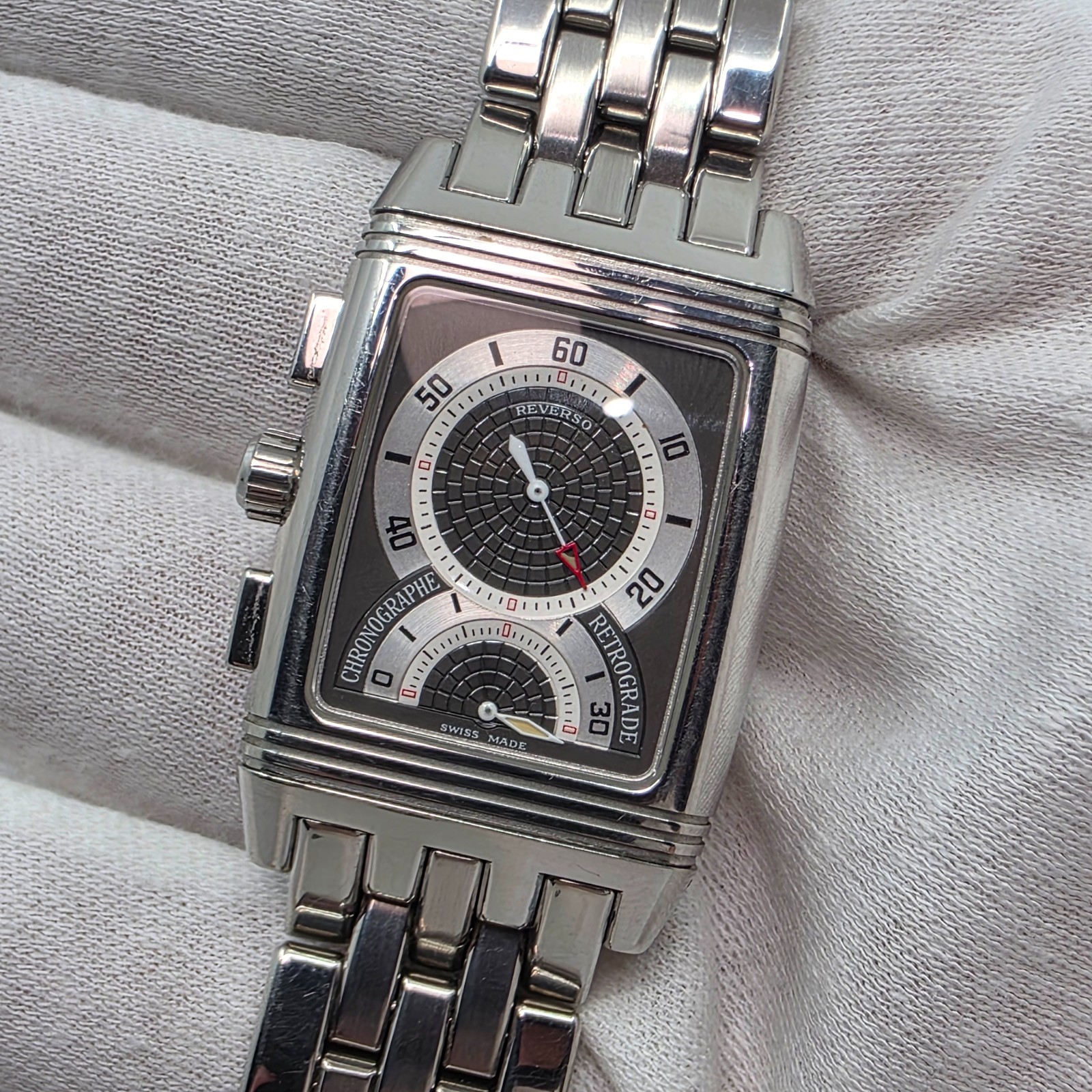 Jaeger Le Coultre Reverso “Grand Sport” 295.8.59 Stainless Steel Men’s Watch