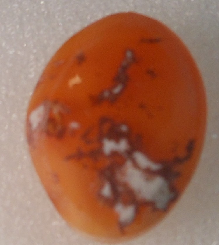 4.90ct Orange Mexican Fire Opal, 14.6×11.4×4.5mm, Bonanza Sale