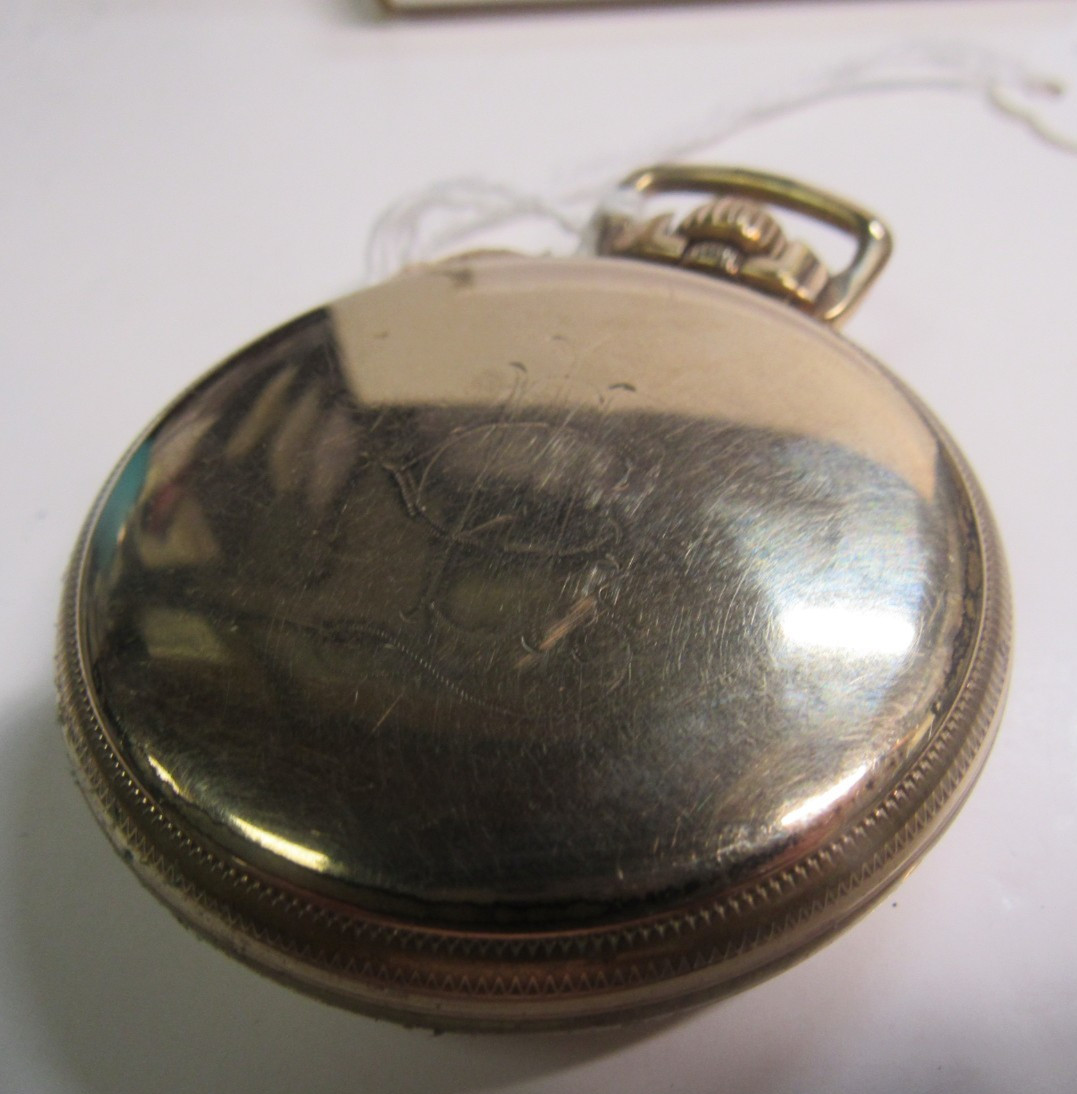 ANTIQUE VANGUARD WALTHAM POCKET WATCH WIND INDICATOR 23 JEWELS RAILROAD 1OK GF *