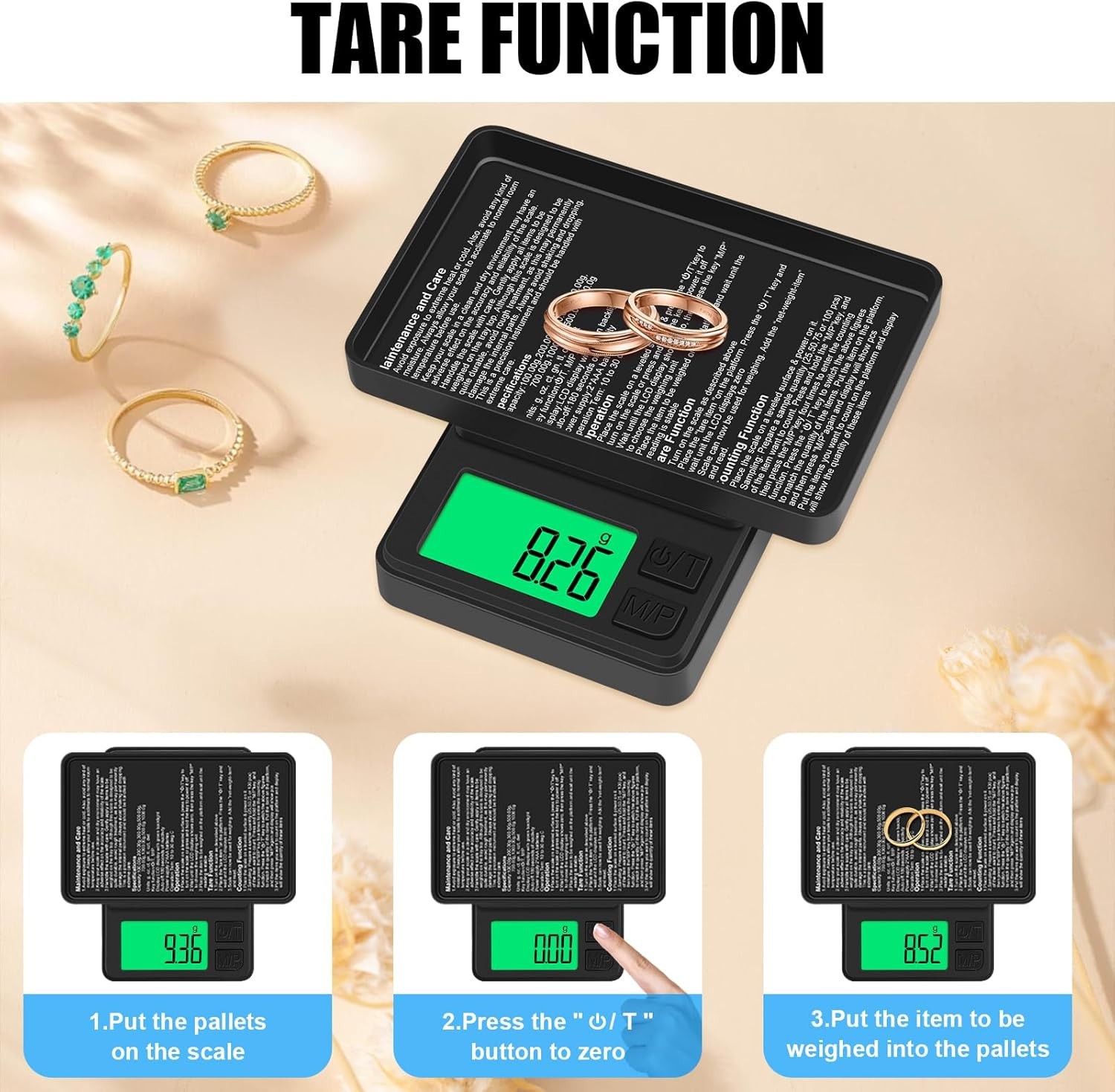 Digital Pocket Scale 1000g x 0.01g, Diyife Portable Precision Gram Scale Jewelry