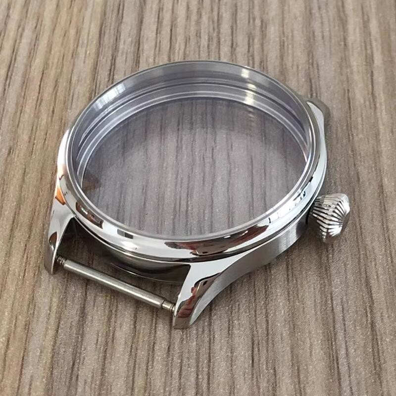 41MM Watch Case Watch Repair Parts Steel For ETA6497/6498/ST3600/3621 Movement