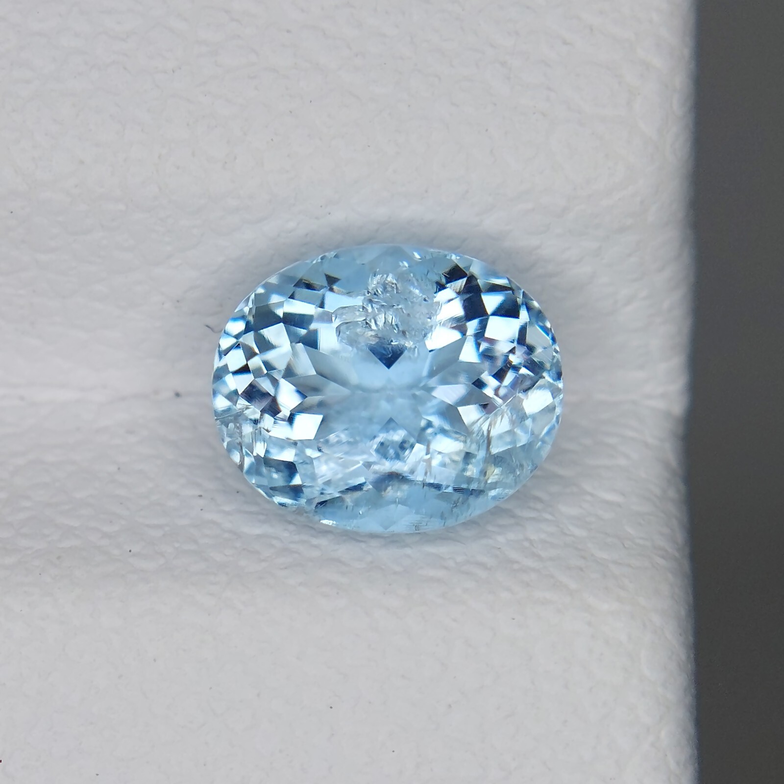 1.08Cts EXQUISITE OVAL SHAPE NATURAL AQUAMARINE LOOSE GEMSTONE