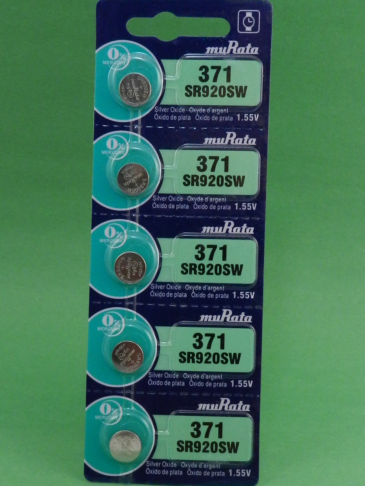 Murata 371 SR920SW Watch Battery – 5Pc