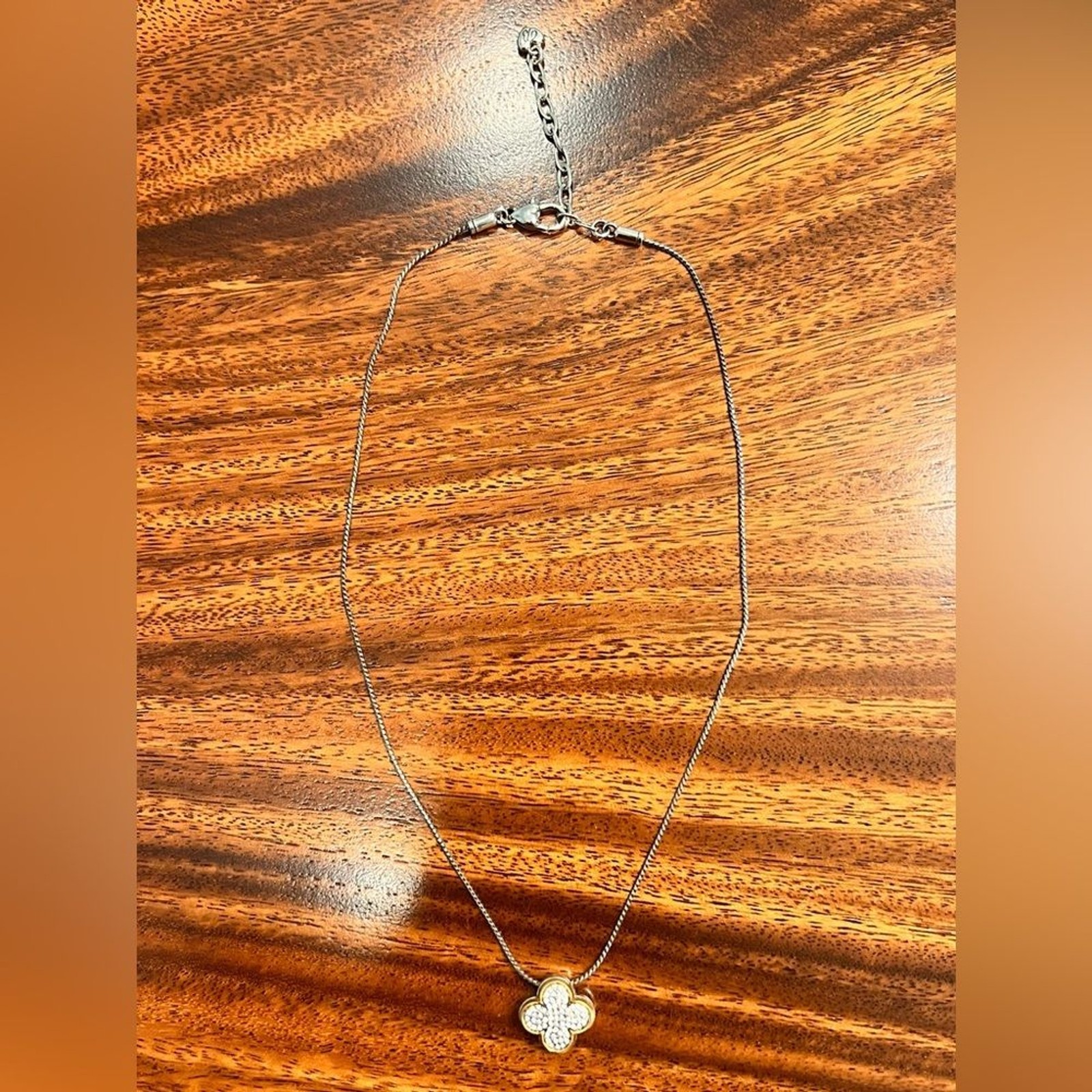 BRIGHTON Massandra Necklace SOLD OUT Gold, Silver& Swavorski Crystals EUC