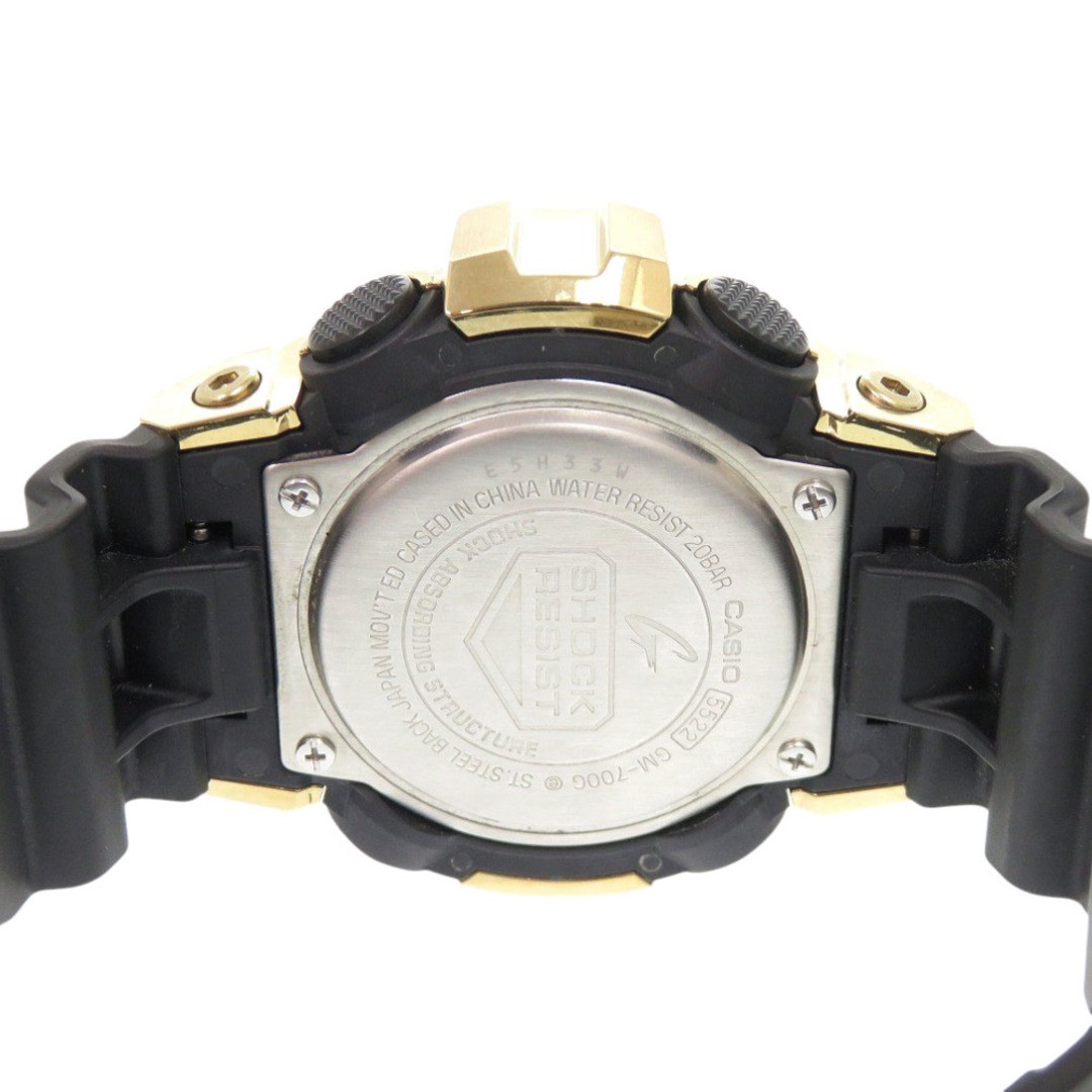 CASIO G SHOCK GM 700G 9AJF SS Resin Black Gold Quartz Analog Digital Wristwatch