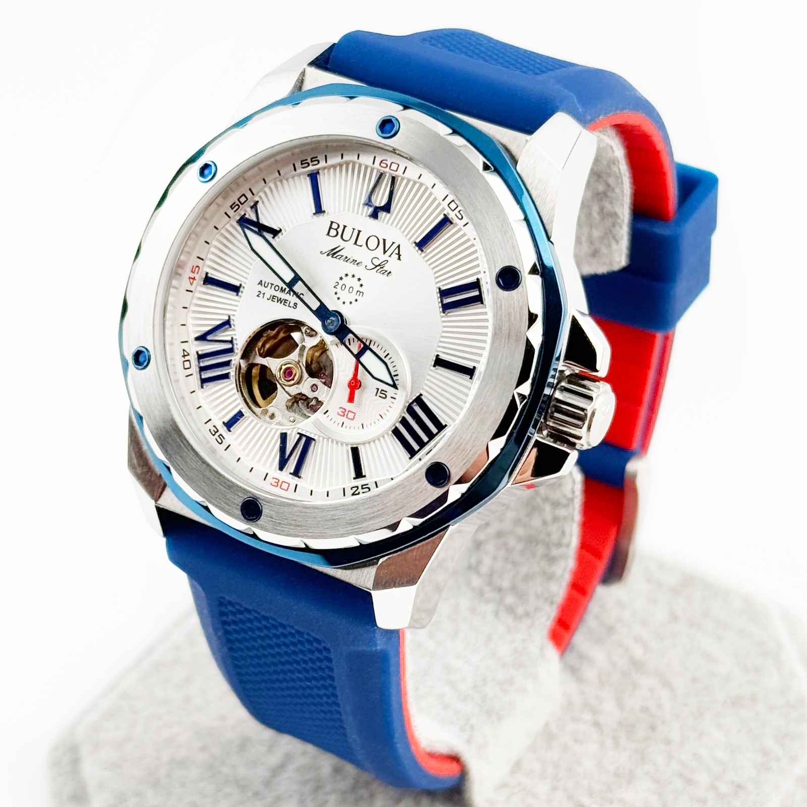 Bulova Marine Star Series A Classic Automatic Sports Men’s Watch 45 mm 98A225