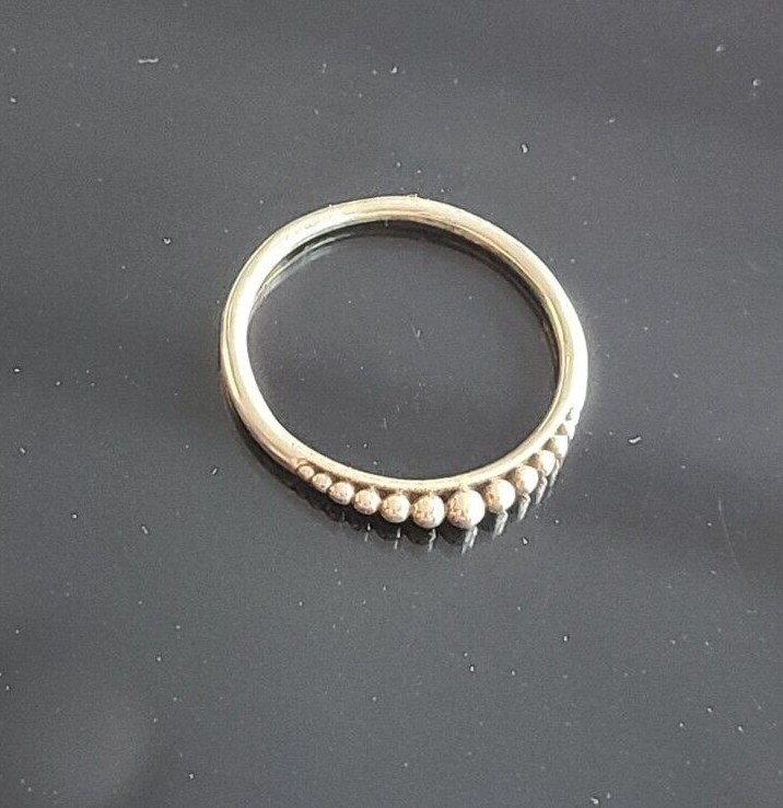 Plain 925 Sterling Silver Handmade Tiny Light Weight Wire Ring Size 7