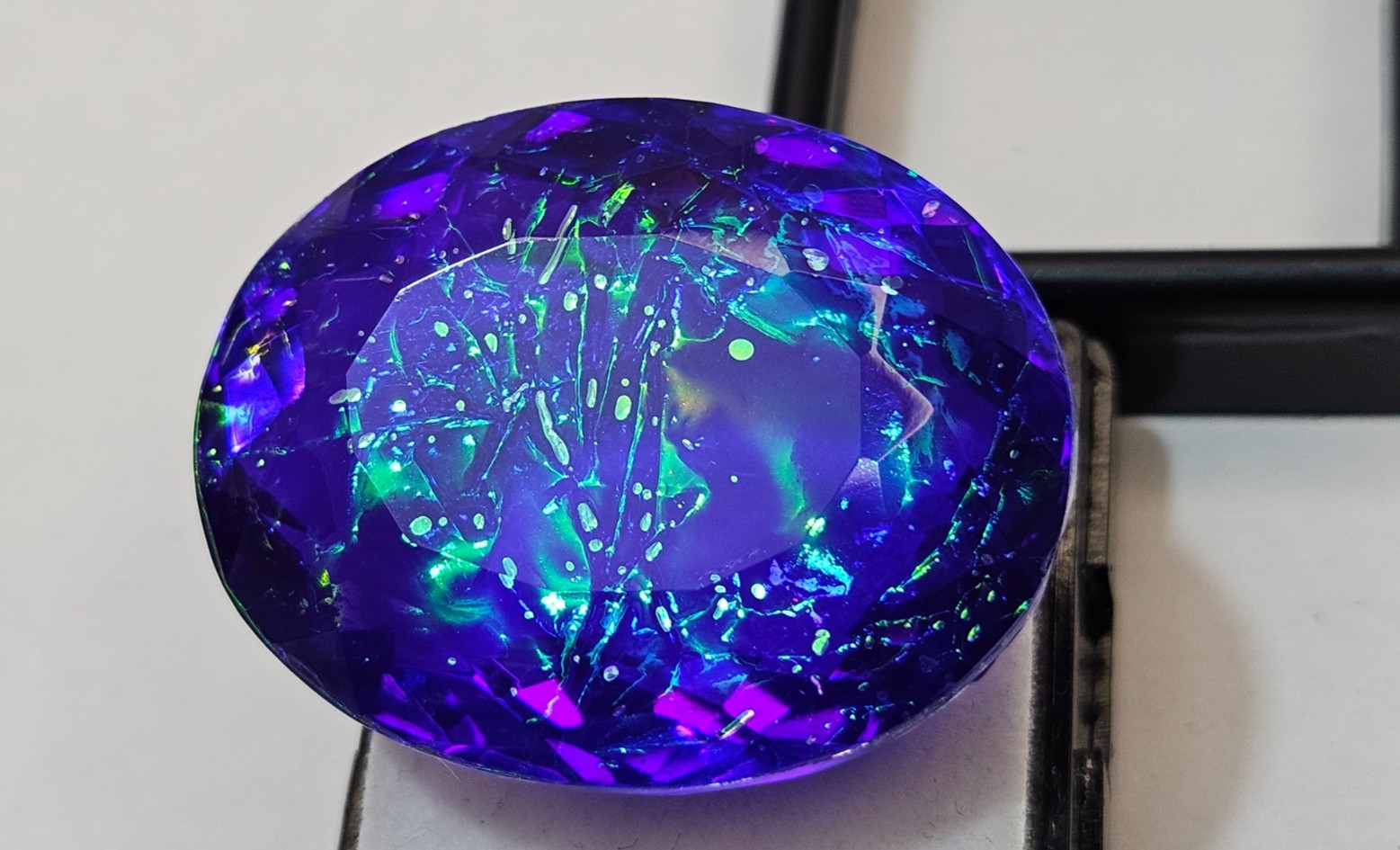 Monarch Fire Opal Oval Cut Natural 84-85 Ct EGL Certified Loose Gemstone FR-468