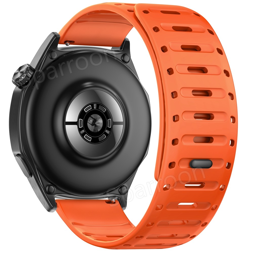 For Fossil Men’s Gen 6 5 5E 4 Watch Band 22mm Silicone Magnetic Strap Wristband