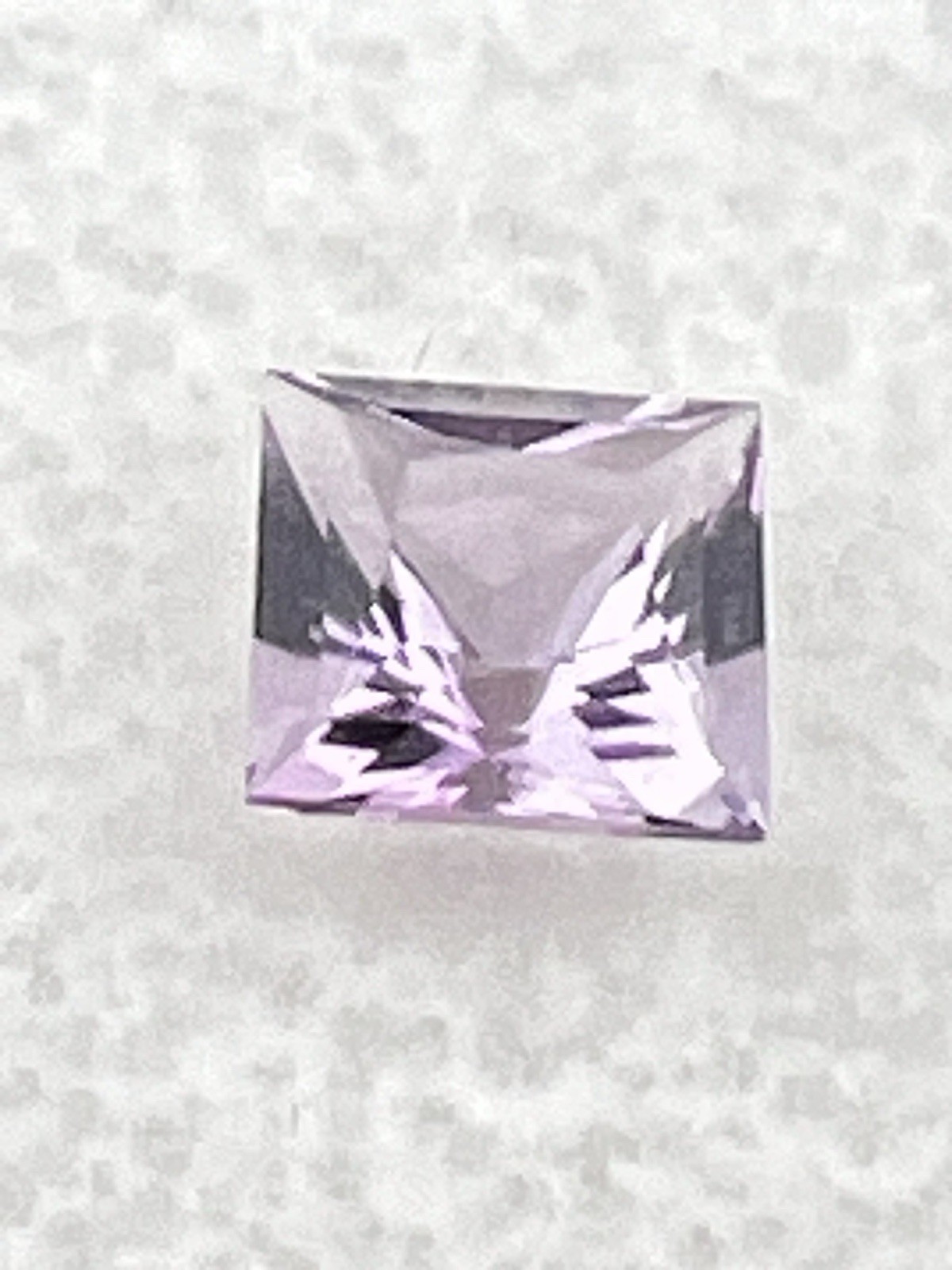 Natural Untreated Brazilian Amethyst Faceted Gemstone Square 5 mm 0.45 cts