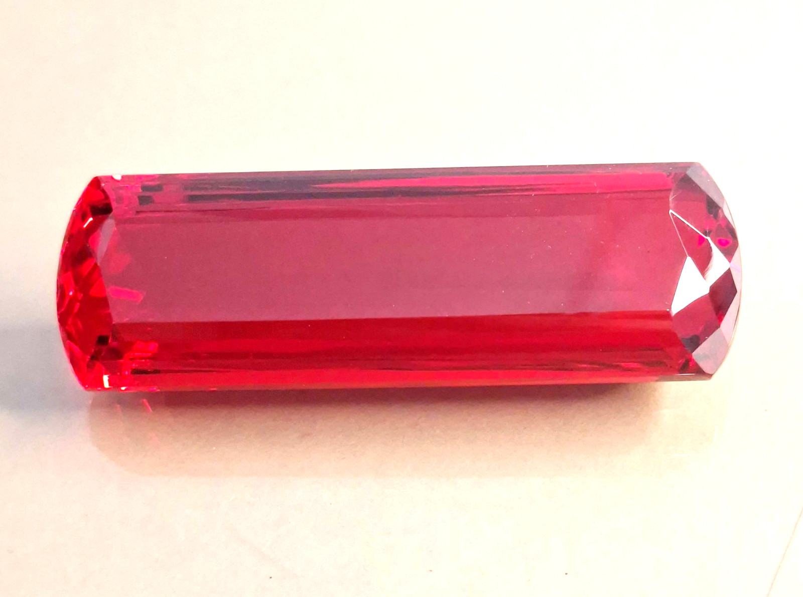Red Topaz Fancy Long Cushion Cut 200-202 Ct Natural Brazil Loose Gemstone RK813