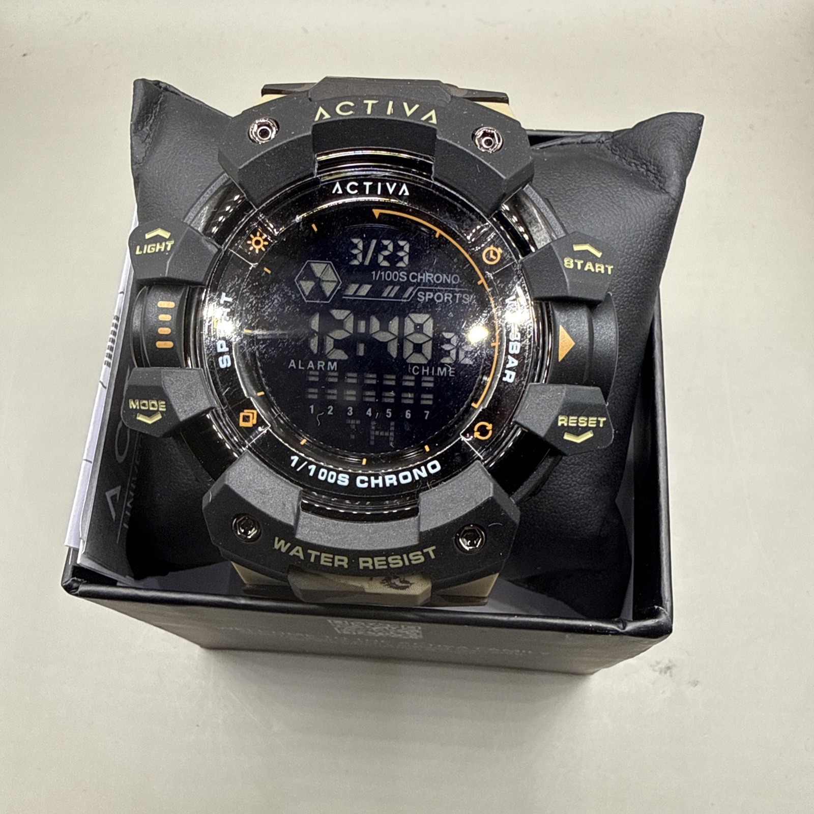 Activa Armour X Invicta Men’s 50mm Camouflage Khaki Digital Watch ACW8050MC-001