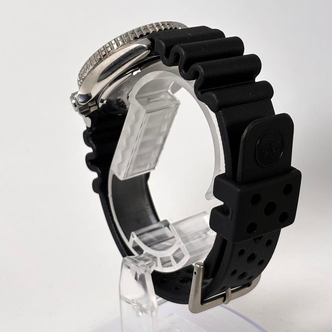 Seiko Diver Watch 150m Quartz 38mm Black Vintage Working Condition