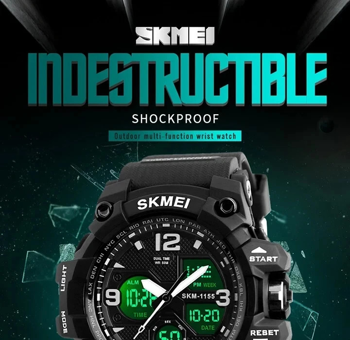 Mens Watch Army Military Analog Digital Waterproof Sport FREE SHIP USA