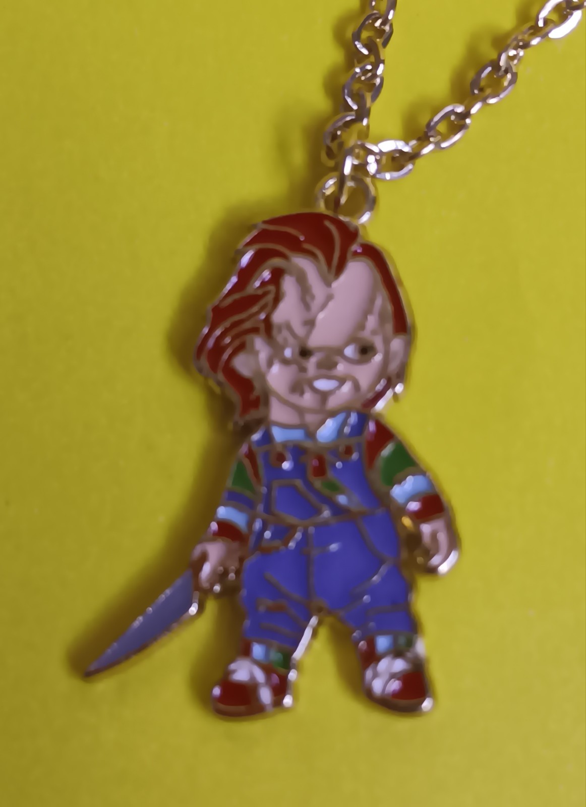 CHILDS PLAY CHUCKY NECKLACE 18″ TO 20″ CHAIN