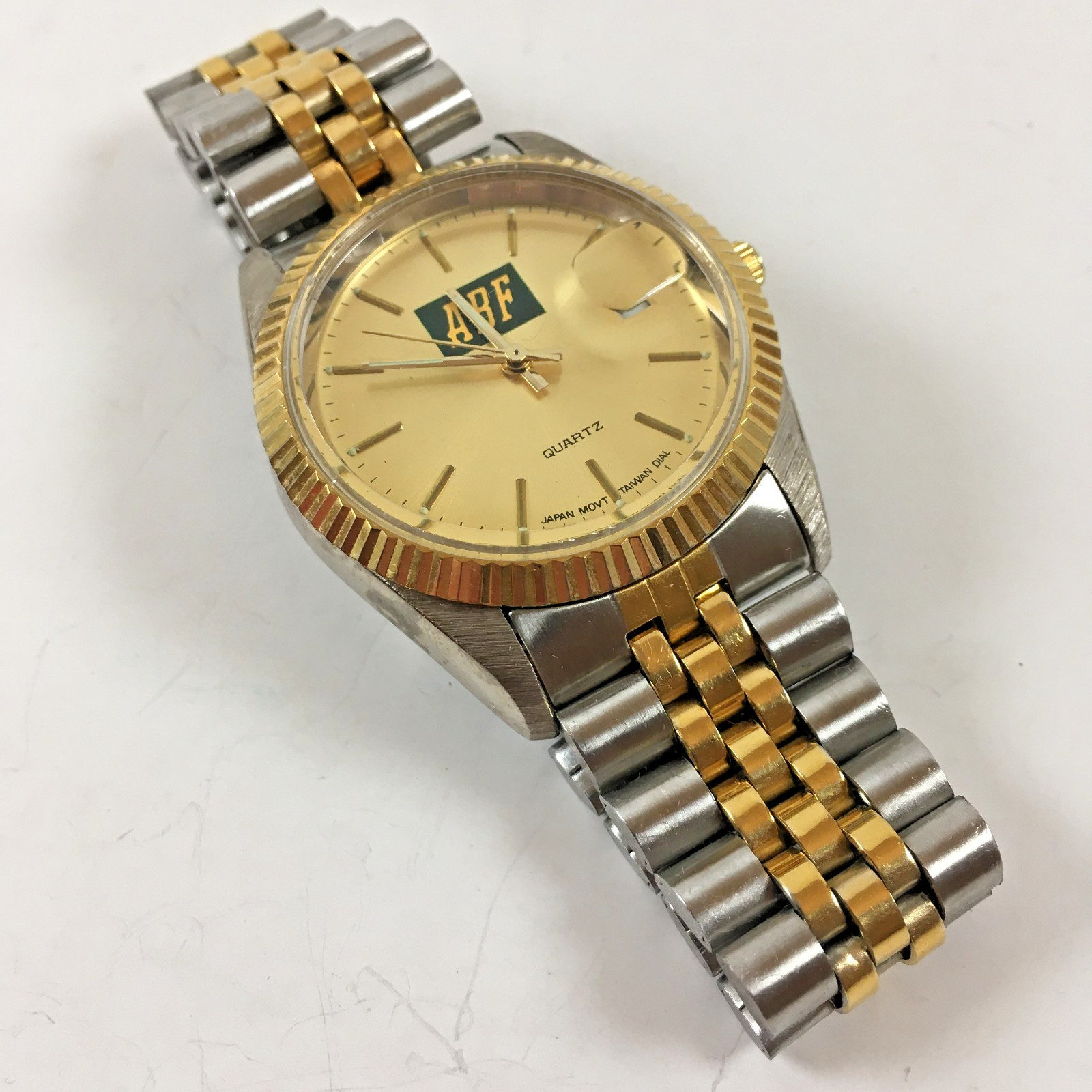 ABF Freight Trucking Quartz Calendar Watch Dundee Watch Co. Vintage Wristwatch