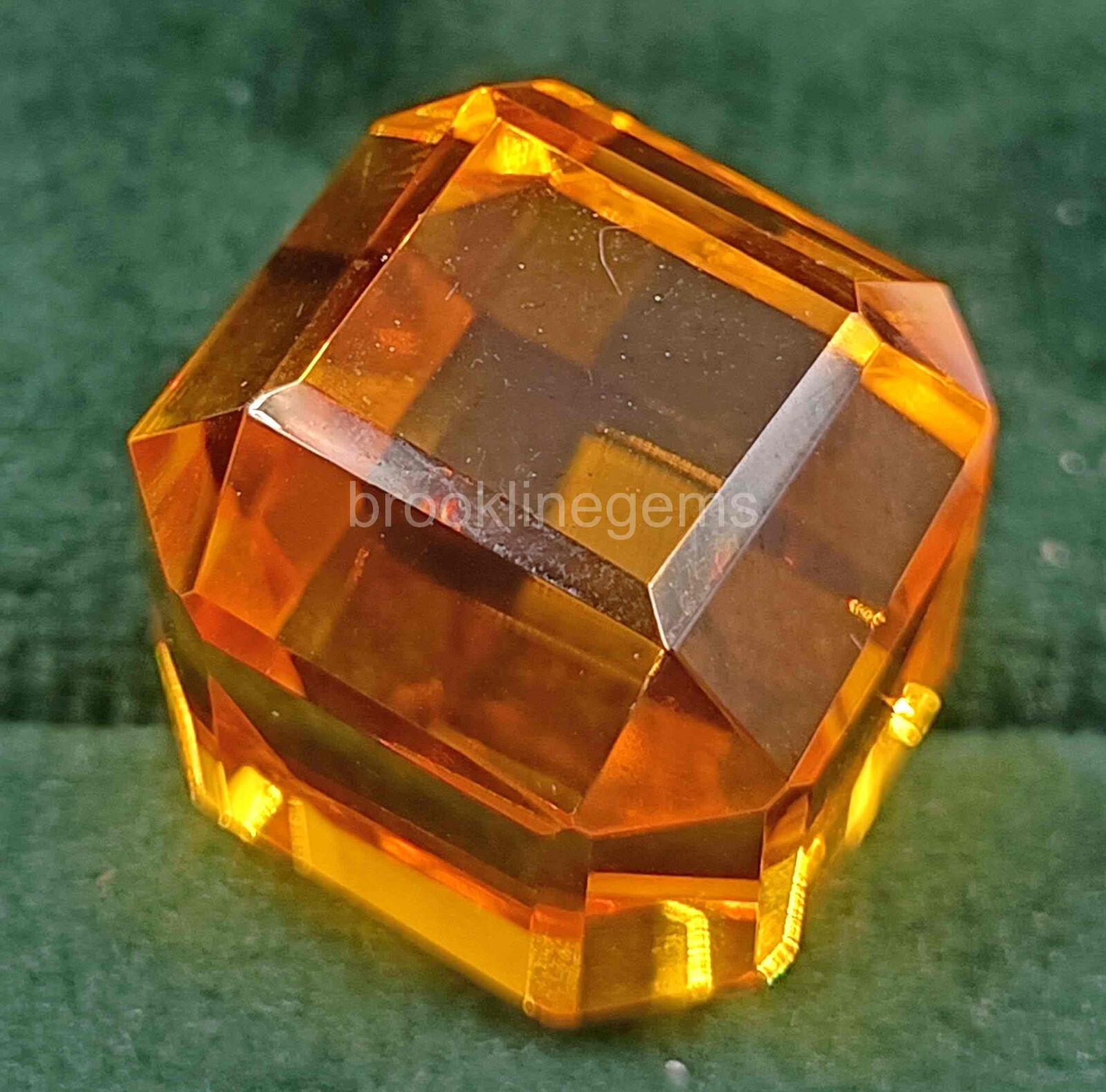 58.85 Ct Natural YELLOW Sapphire Cube Certified Gemstone 5ATR